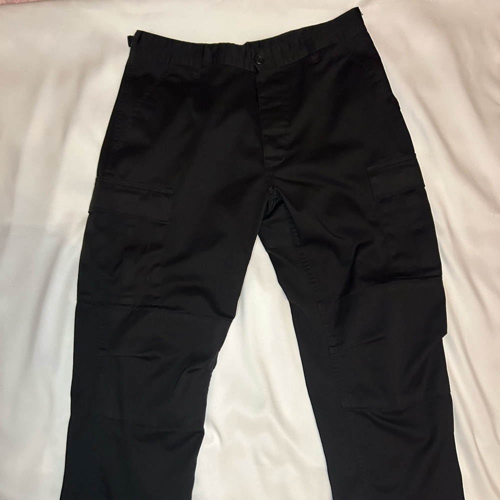 black cargo/work pants
